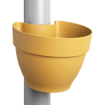 vibia campana drainpipe clicker 22cm honey yellow